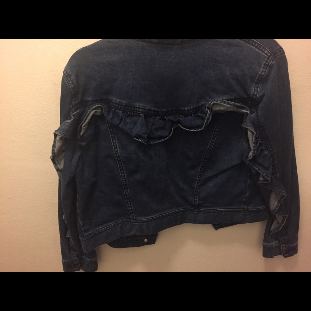 H&M Ruffles Denim Jacket - Picture 6 of 6